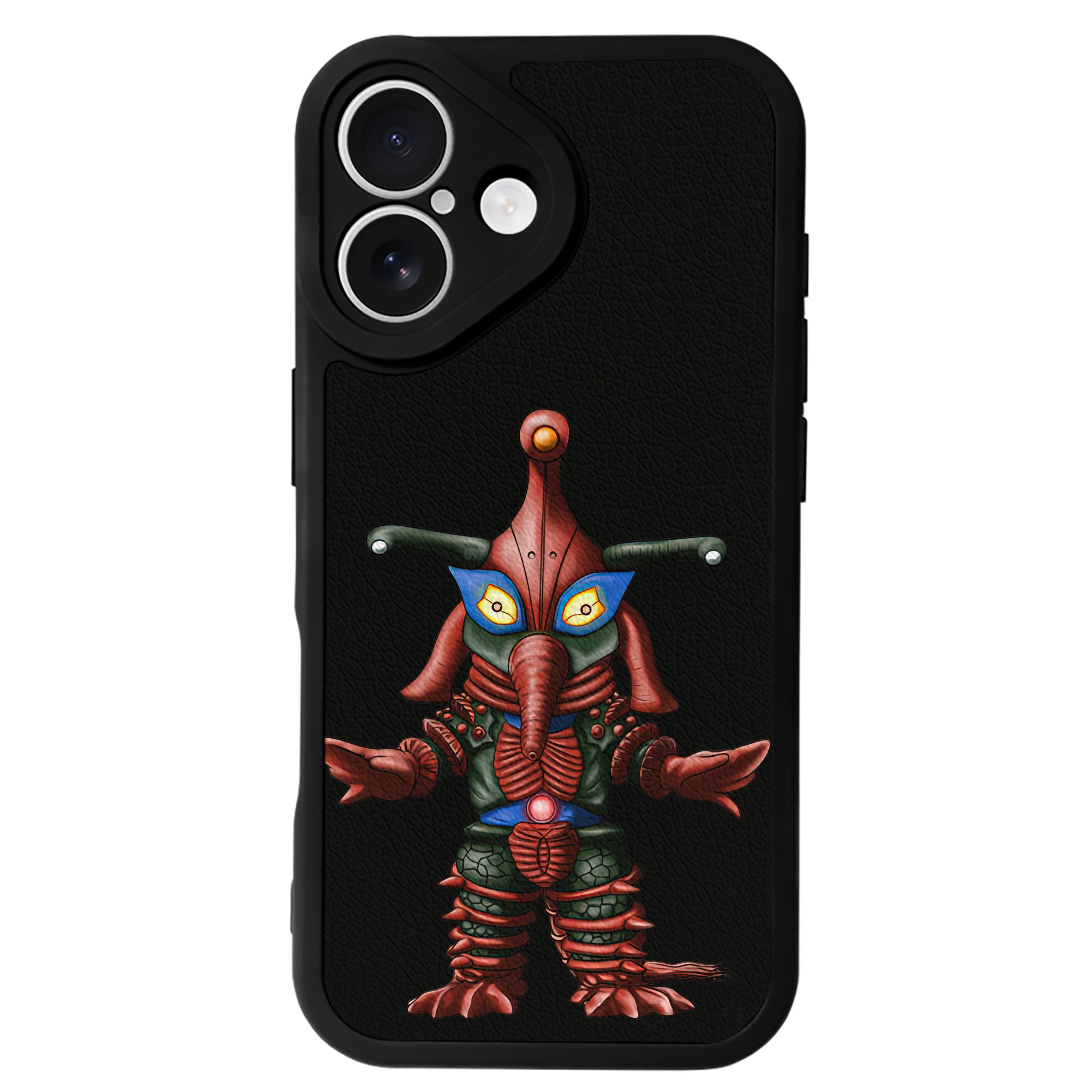 （画像用） ウルトラマン Ultraman 【iPhone 16シリーズ対応】シリコンスマホケース（レザー調） 材質：シリコン